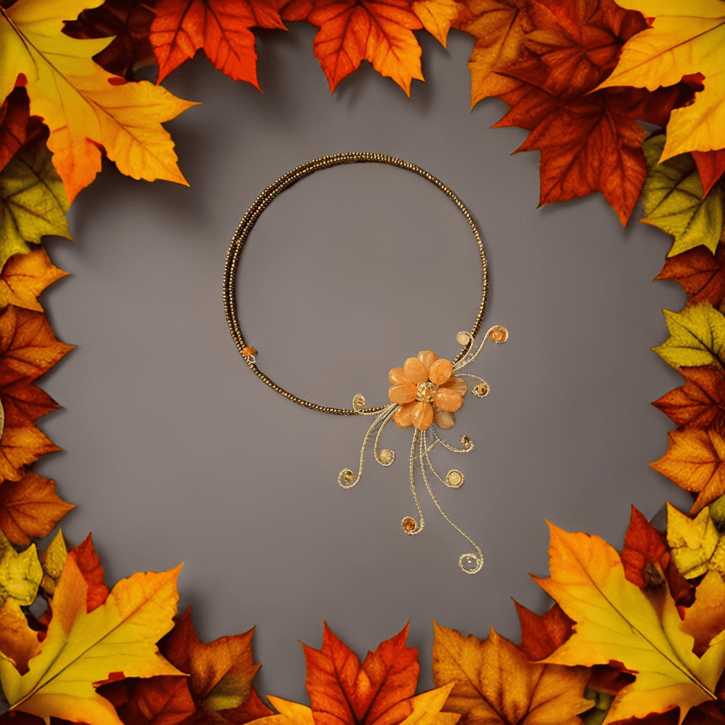 ras de cou cornaline