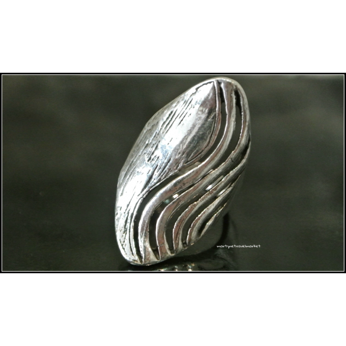 BAGUE VAGUE ARGENT